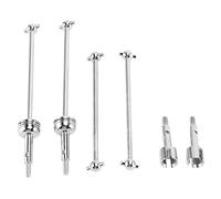 Ujjdwiurgh Lot de 4 arbres d'entraînement CVD avant et arrière en métal pour 144001 124018 124019 RC Car Upgrade Parts Accessoires