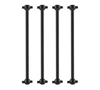 Ujjdwiurgh Lot de 4 arbres d'entraînement en métal pour voiture télécommandée 144001 124019 124018