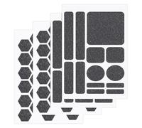 Ujjdwiurgh Lot de 4 bandes adhésives antidérapantes, différentes formes pour téléphone portable, décalcomanies pré-découpées et réutilisables