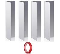 Ujjdwiurgh Lot de 4 bandes d'étanchéité pour porte de garage avec ruban adhésif