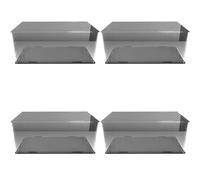 Ujjdwiurgh Lot de 4 boîtes de protection transparentes pour voiture 1/18