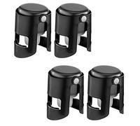 Ujjdwiurgh Lot de 4 bouchons de champagne pour bouteille de champagne scellée sous vide