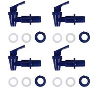 Ujjdwiurgh Lot de 4 bouteilles d'eau de rechange pour robinet de refroidisseur, robinet distributeur, bec verseur réutilisable, distributeur de boissons d'eau A