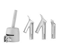 Ujjdwiurgh Lot de 4 buses de soudage rapides pour vinyle PVC plastique souffleur d'air chaud à triple coin rond de type Y