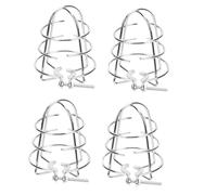 Ujjdwiurgh Lot de 4 caches de protection pour arroseur d'incendie pour protéger les cloisons sèches encastrées