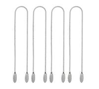 Ujjdwiurgh Lot de 4 chaînes de serviettes flexibles pour personnes âgées, adultes et enfants