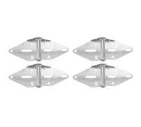 Ujjdwiurgh Lot de 4 charnières de porte de garage robustes à ressort avec boulons de montage