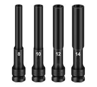 Ujjdwiurgh Lot de 4 clés à douille hexagonales 8-14 mm