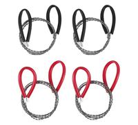 Ujjdwiurgh Lot de 4 coupe-tuyaux en acier inoxydable - Scie à fil métallique - Outil de coupe de tuyaux en PVC pour bois