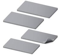 Ujjdwiurgh Lot de 4 coussinets chauffants en silicone, 2 tailles (20 x 8,4 cm + 16,5 x 6,5 cm), pour le bricolage, le travail et la maison