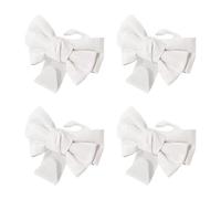 Ujjdwiurgh Lot de 4 crochets multifonctionnels pour siège arrière de voiture en forme de nœud mignon