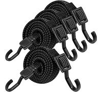 Ujjdwiurgh Lot de 4 extenseurs avec crochets réglables de 100 cm pour porte-vélos, motos