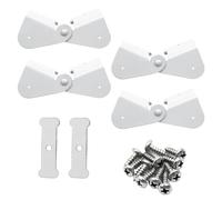 Ujjdwiurgh Lot de 4 Extensions de de Gouttière, Charnières de Gouttière, Extension de pour Rectangulaire ou Carrée