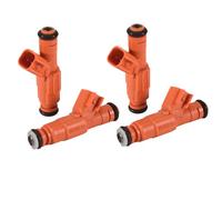 Ujjdwiurgh Lot de 4 injecteurs automobiles pour Focus 6 2,3 L MZR 3M4G9F593BA 0280156156