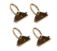 Ujjdwiurgh Lot de 4 joints toriques en acier pour système d'arrimage E-Track sécurisé dans les remorques à plateau fermées