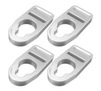 Ujjdwiurgh Lot de 4 loquets de type bouton en aluminium avec sangles de rechange pour sièges de kayak compatibles