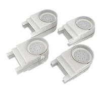 Ujjdwiurgh Lot de 4 mangeoires avant en plastique pour apiculture