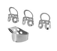 Ujjdwiurgh Lot de 4 médiators réglables en métal pour guitare acoustique, banjo, ukulélé