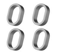 Ujjdwiurgh Lot de 4 mini porte-clés universels en alliage de titane