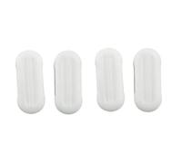 Ujjdwiurgh Lot de 4 pièces de rechange universelles pour sièges de toilettes avec adhésif puissant, fixation tampon