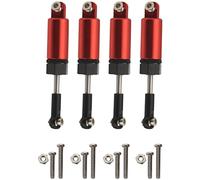 Ujjdwiurgh Lot de 4 pièces en alliage pour pick-up 1:16 C-14 C-24 Pickup Crawler Demi-camion RC Pièces de rechange modifiées, rouge