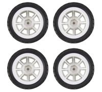 Ujjdwiurgh Lot de 4 roues de pneu en caoutchouc pour SG1603 SG1604 SG1605 UD1601 UD1602 UD1603 UD1604 1/16 RC pièces de mise à niveau de voiture, 1
