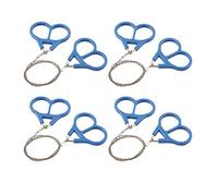 Ujjdwiurgh Lot de 4 scies à fil dentelées en acier inoxydable de 50,8 cm, kit de tronçonneuse d'urgence, outils d'extérieur pour la coupe d'arbres