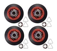 Ujjdwiurgh Lot de 4 séchoirs à tambour à rouleaux pour 8536974 remplace 8536973, W10314171, WPW10314173, PS11752609