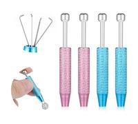 Ujjdwiurgh Lot de 4 stylos de préhension pour puces IC, composants électroniques, pierres précieuses, perles, boules perforées, petites pièces B