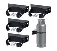 Ujjdwiurgh Lot de 4 supports de réservoir de propane pour réservoir de propane 10,2 à 30,5 cm pour montage de différents cylindres A