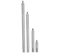 Ujjdwiurgh Lot de 4 tiges d'extension pour indicateur numérique HSS Diamètre 5 mm Longueur M2,5 25/50/75/100 mm