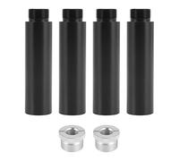 Ujjdwiurgh Lot de 4 tubes d'extension pour pied de micro, 1,5 cm femelle vers 1,5 cm mâle pour supports de bureau et bras