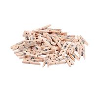 Ujjdwiurgh Lot de 40 mini pinces à linge en bois 25 mm