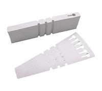 Ujjdwiurgh Lot de 400 étiquettes en plastique pour plantes à enrouler autour des arbres, étiquettes réglables pour chambre d'enfant, jardin, plantes avec grande inscription, blanc