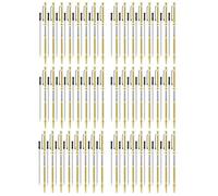 Ujjdwiurgh Lot de 48 stylos fins multicolores avec recharges torsadées pour tournage du bois et travaux manuels