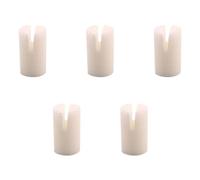 Ujjdwiurgh Lot de 5 banjos en os véritable 5 cordes de bœuf couleur os de bœuf 5 x 3 mm accessoires pour banjo à 5 cordes