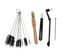 Ujjdwiurgh Lot de 5 brosses de nettoyage pour machine à café, broyeur à café, tête de groupe