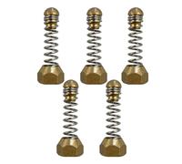 Ujjdwiurgh Lot de 5 buses de tuyau de nettoyeur haute pression à filetage interne 1/8, éjecteurs de ressort de tuyau de vidange d'égout, buses à ressort vibrant de nettoyage faciles à installer