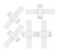 Ujjdwiurgh Lot de 5 clapets anti-retour PVDF usure - Clapet anti-retour unidirectionnel pour gaz liquide air 1/4" 6 mm