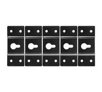Ujjdwiurgh Lot de 5 crochets muraux en fer pour haut-parleur