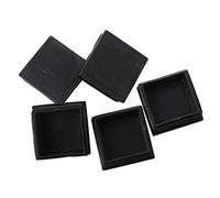 Ujjdwiurgh Lot de 5 embouts carrés en plastique pour tubes 50 mm x 50 mm