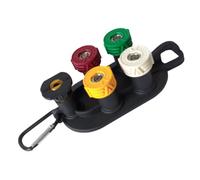 Ujjdwiurgh Lot de 5 embouts de nettoyeur haute pression 6,35 mm à connexion rapide avec support - Accessoires pour nettoyeur haute pression