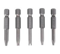 Ujjdwiurgh Lot de 5 embouts de sécurité inviolables pour tournevis à tige hexagonale magnétique en forme de U 6,35 mm