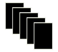 Ujjdwiurgh Lot de 5 papiers de marquage laser pour marquage laser et gravure 38,1 x 27 cm Noir