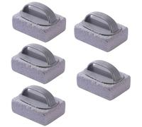 Ujjdwiurgh Lot de 5 pierres ponces portatives pour piscine, blocs de nettoyage de piscine avec poignée, pierre ponce pour nettoyer les carreaux de piscine