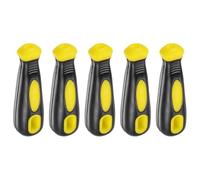 Ujjdwiurgh Lot de 5 poignées de lime ergonomiques avec trou rond et rectangulaire de 10,7 cm pour limes métalliques de 20,3 cm