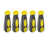 Ujjdwiurgh Lot de 5 poignées ergonomiques pour limes métalliques de 15,2 cm avec trou rond et rectangulaire de 10,7 cm