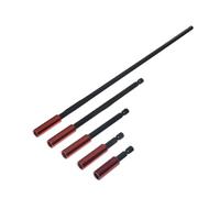 Ujjdwiurgh Lot de 5 porte-embouts de tournevis hexagonaux de 6,35 mm à long manche pour embout de vis