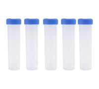 Ujjdwiurgh Lot de 5 tubes de centrifugeuse en plastique transparent de 50 ml avec graduation et bouchon à vis