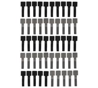 Ujjdwiurgh Lot de 50 attaches de câble réutilisables auto-adhésives robustes pour la maison, le bureau